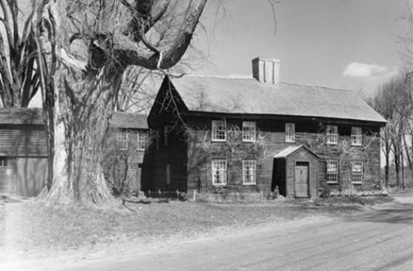 Andover MA Benjamin Abbott farmhouse 1934