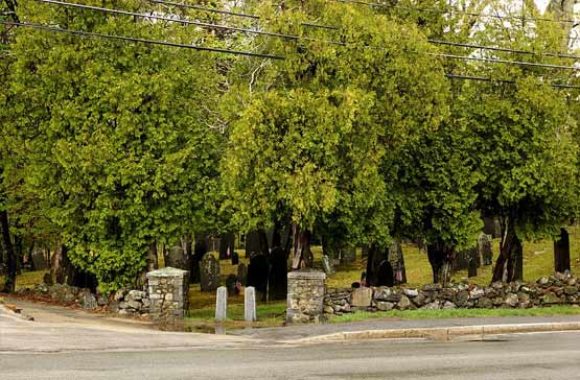 Carlisle MA Old Burying Ground center of town Carlisle