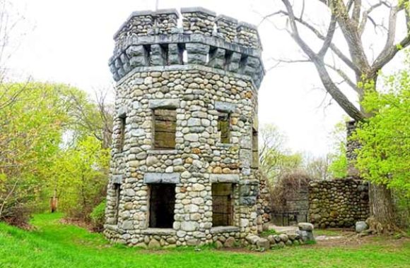 Groton MA Bancroft Castle atop Gibbet Hill