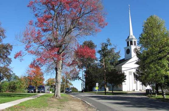 Groton MA Route 40 eastbound in Groton