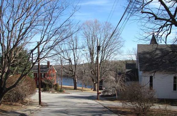 Merrimac MA View of Merrimacport from High Street