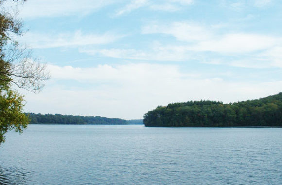 North Andover MA View of Lake Cochichewick from the North