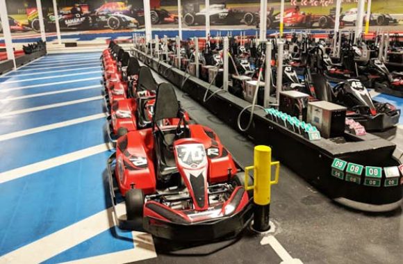 Wilmington MA K1 Speed Indoor Go Karts Interior